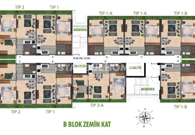 Investment Flats in Comprehensive Project in Istanbul Kagithane 25