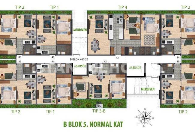 Investment Flats in Comprehensive Project in Istanbul Kagithane 26