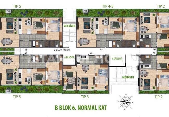Investment Flats in Comprehensive Project in Istanbul Kagithane 27