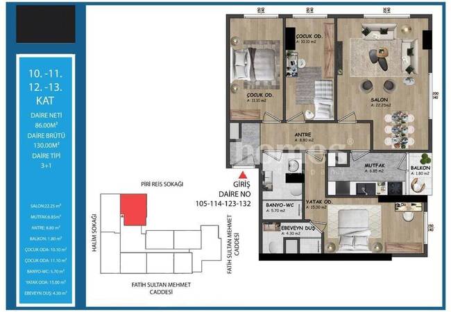 İstanbul Kağıthane'de Şık Tasarımlı Anahtar Teslim Daireler 19