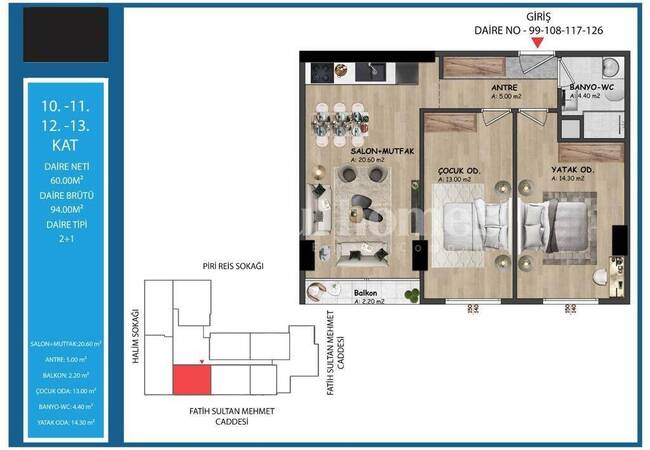 İstanbul Kağıthane'de Şık Tasarımlı Anahtar Teslim Daireler 13