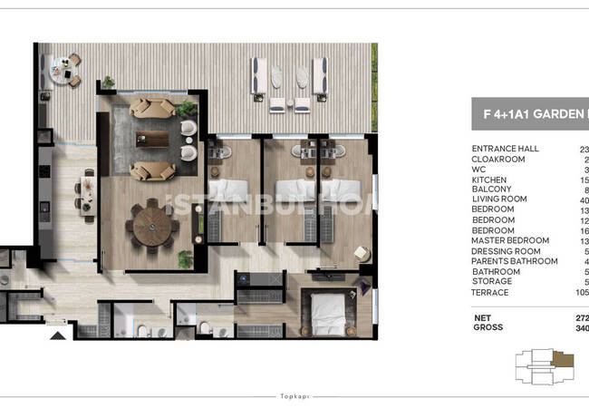 İstanbul Zeytinburnu'nda Ebeveyn Banyolu Satılık Daireler 24