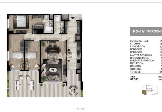İstanbul Zeytinburnu'nda Ebeveyn Banyolu Satılık Daireler 27