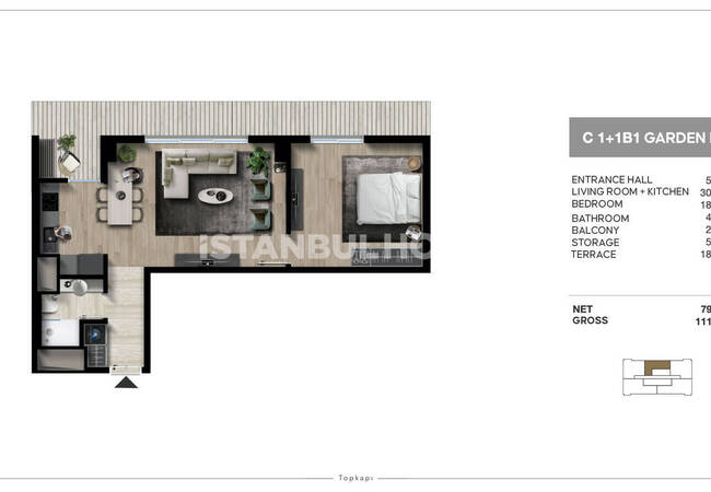 İstanbul Zeytinburnu'nda Ebeveyn Banyolu Satılık Daireler 31