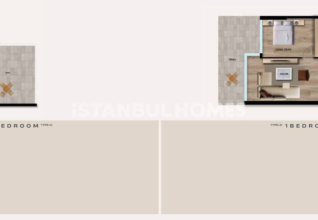 İstanbul Kağıthane'de Güvenlikli Site İçinde Daireler 20