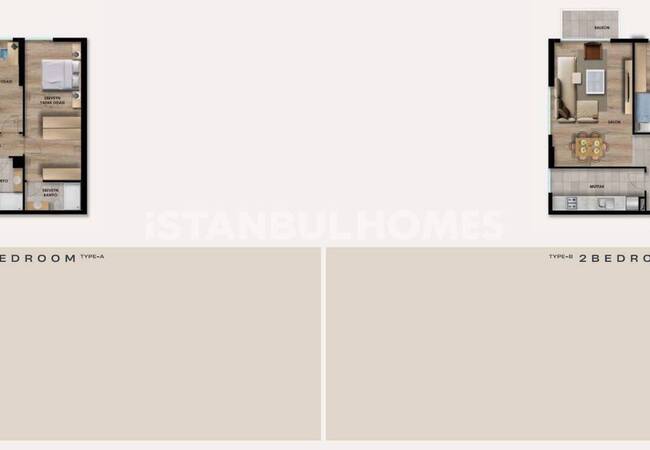 İstanbul Kağıthane'de Güvenlikli Site İçinde Daireler 21