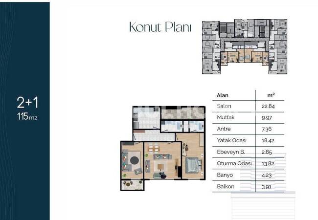 İstanbul Tuzla'da Kapsamlı Sitede Deniz Manzaralı Daireler 26