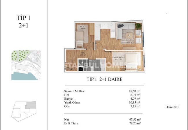 Investment Apartments Close to Golden Horn in Istanbul Beyoglu 17