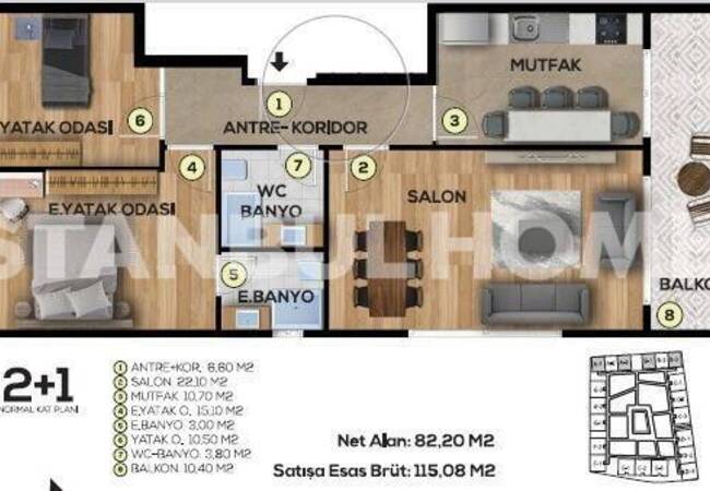 İstanbul Büyükçekmece'de Denize Yakın Konumda Ferah Daireler 29