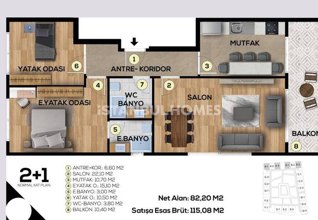 İstanbul Büyükçekmece'de Denize Yakın Konumda Ferah Daireler 26