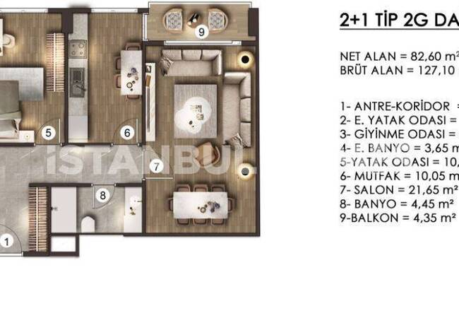 Wohnungen Mit Geräumigen Innenräumen In Zeytinburnu Istanbul 24