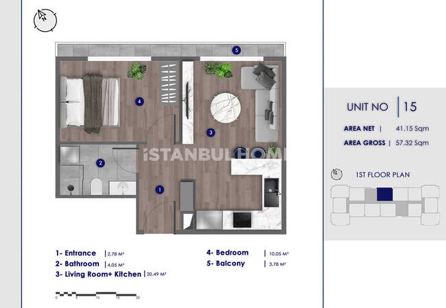 Квартиры В Новом Проекте Возле Метро В Кагитхане 17
