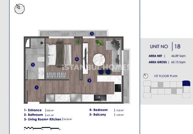 Квартиры В Новом Проекте Возле Метро В Кагитхане 18