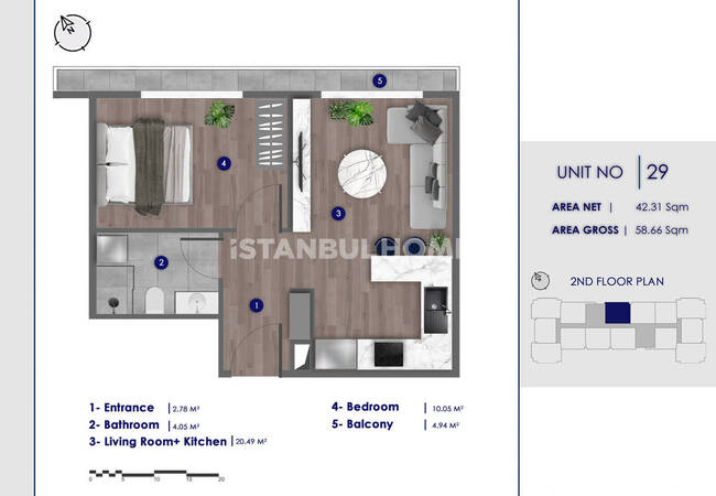 Квартиры В Новом Проекте Возле Метро В Кагитхане 19