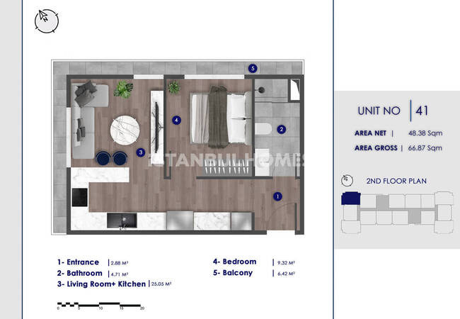 Квартиры В Новом Проекте Возле Метро В Кагитхане 21