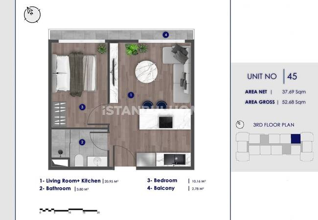 Квартиры В Новом Проекте Возле Метро В Кагитхане 22