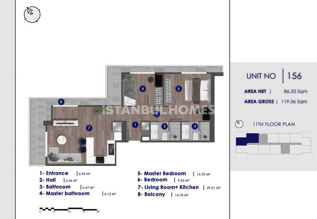 Квартиры В Новом Проекте Возле Метро В Кагитхане 23