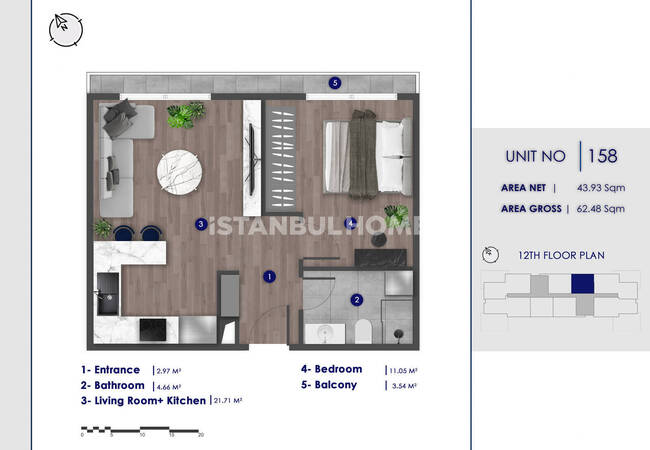 Квартиры В Новом Проекте Возле Метро В Кагитхане 24