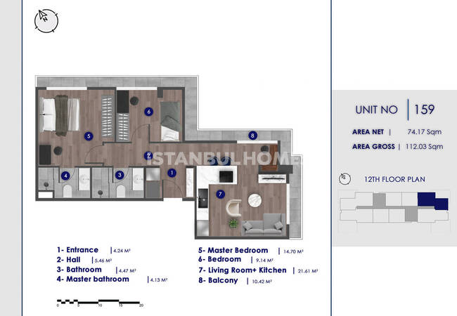 Квартиры В Новом Проекте Возле Метро В Кагитхане 25