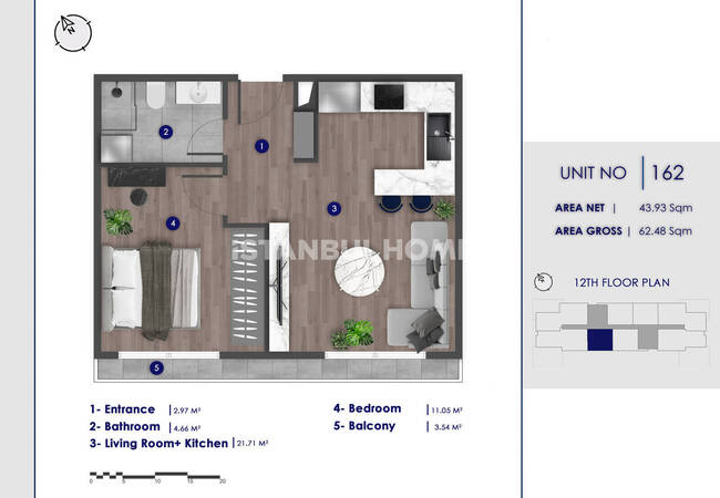 Квартиры В Новом Проекте Возле Метро В Кагитхане 26