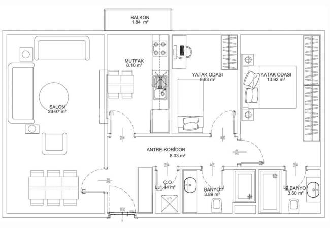 Appartements En Complexe Avec Piscine À Kucukcekmece Istanbul 22