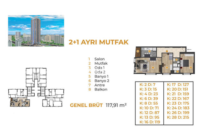 Apartments in a Complex in an Advantageous Location in Esenyurt 17