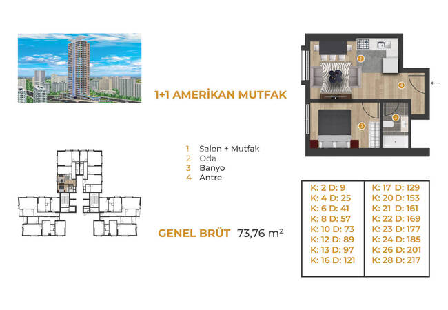 Apartments in a Complex in an Advantageous Location in Esenyurt 15