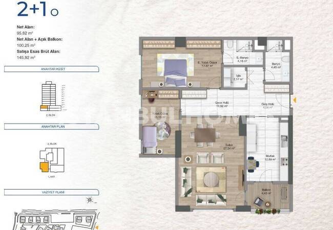 Flats in a Complex with Pool in Bagcilar Istanbul 18