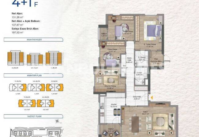 Flats in a Complex with Pool in Bagcilar Istanbul 30