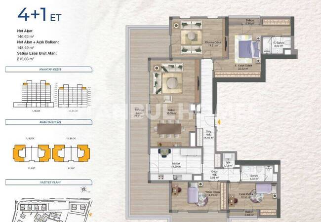 Flats in a Complex with Pool in Bagcilar Istanbul 31