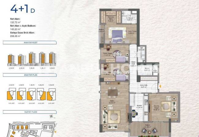 Flats in a Complex with Pool in Bagcilar Istanbul 32