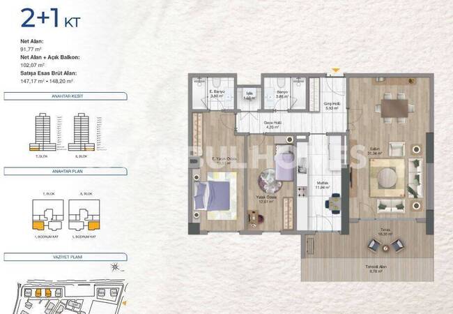 Flats in a Complex with Pool in Bagcilar Istanbul 22