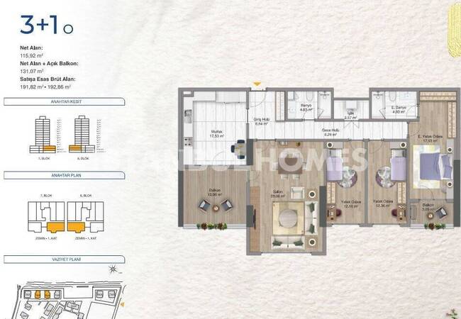 Flats in a Complex with Pool in Bagcilar Istanbul 26