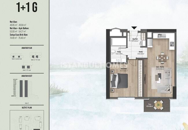 شقق أنيقة بالقرب من الطريق السريع Tem في كوتشوك شكمجة 22