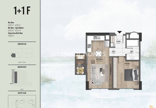 شقق أنيقة بالقرب من الطريق السريع Tem في كوتشوك شكمجة 23