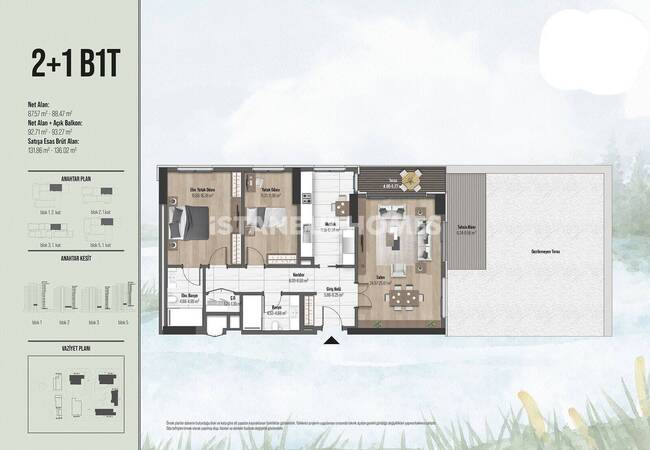 شقق أنيقة بالقرب من الطريق السريع Tem في كوتشوك شكمجة 28