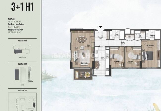 شقق أنيقة بالقرب من الطريق السريع Tem في كوتشوك شكمجة 29