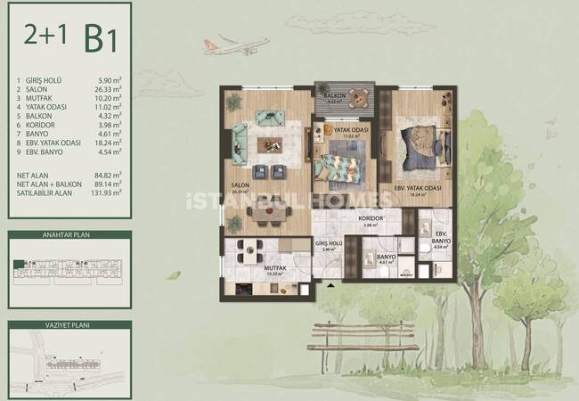 Immobilien Mit Waldblick Und Parkplatz In Istanbul Arnavutkoy 23