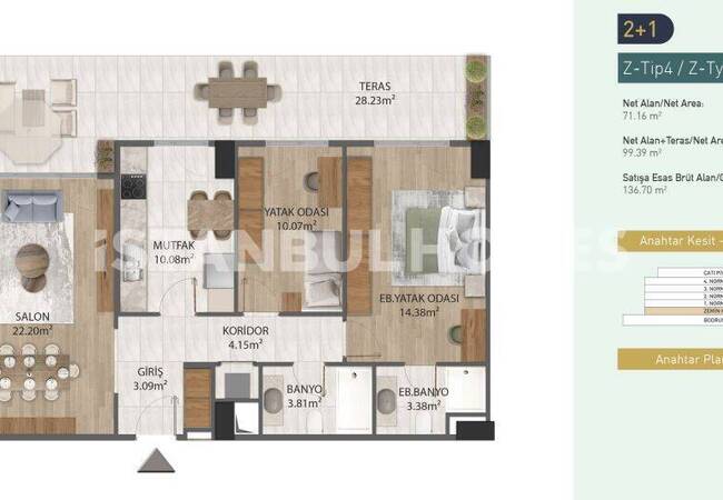 Stylish Design Apartments in Eyupsultan Istanbul 27