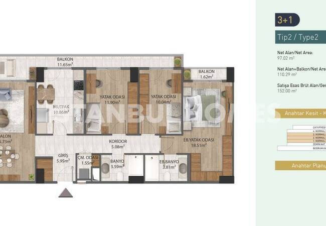 Stylish Design Apartments in Eyupsultan Istanbul 29