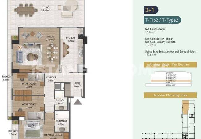 Stylish Design Apartments in Eyupsultan Istanbul 31