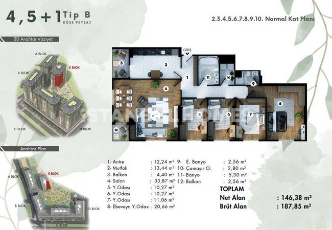 Wohnungen Mit Stadt- Und Naturblick In Eyupsultan 44
