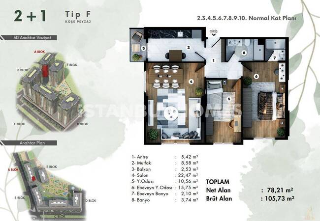 Wohnungen Mit Stadt- Und Naturblick In Eyupsultan 39