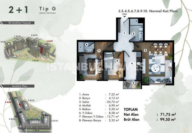 Wohnungen Mit Stadt- Und Naturblick In Eyupsultan 40