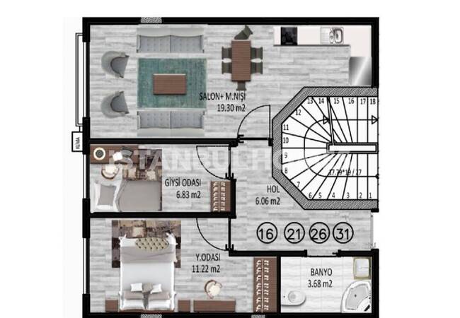 Просторные квартиры в Стамбуле, Бешикташ, возле павильона Ихламур 14