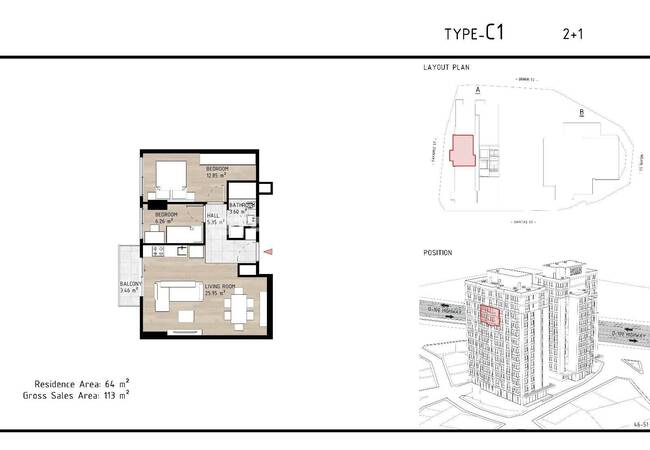 Apartments Near E-5 Highway and Metrobus in Kagithane 23