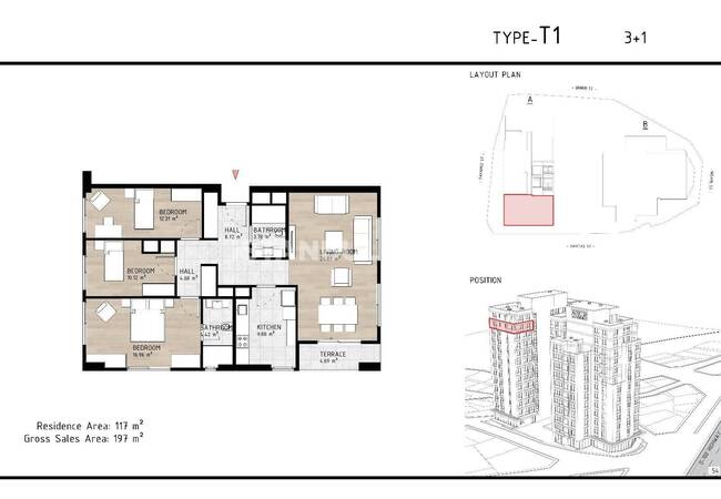 Apartments Near E-5 Highway and Metrobus in Kagithane 26