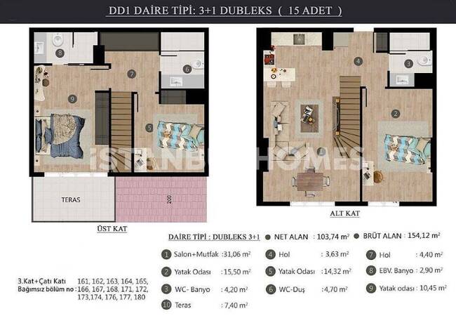 Eyüpsultan Göktürk'te Yeni Projede Yatırımlık Daireler 22