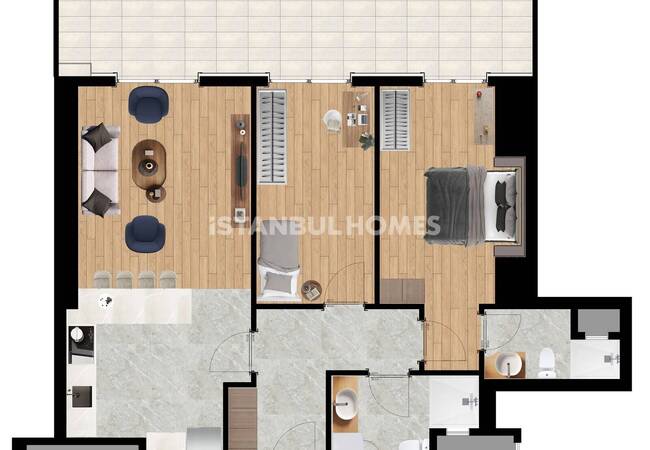 Büyükçekmece'de Havuzlu Site İçinde Daireler 21