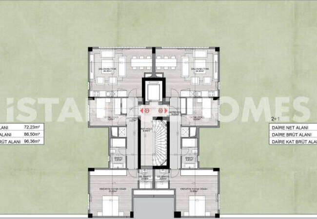 Luxurious Apartments with Sea Views in Uskudar 10